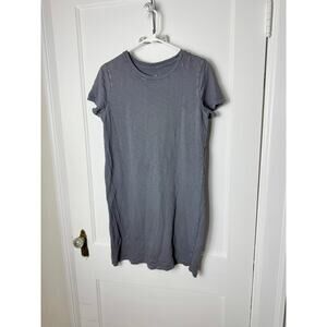 Universal Thread Light Gray Minimalist Casual T-shirt Dress Women's Small